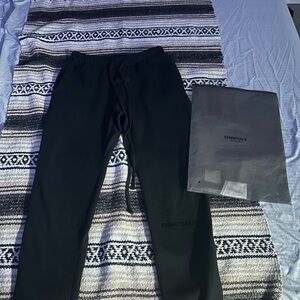 Essentials Men's Black Joggers